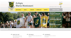 Desktop Screenshot of colegiomontessori.edu.ar
