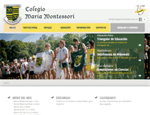 Tablet Screenshot of colegiomontessori.edu.ar